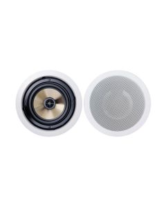 BIC America FH-6C Formula Series FH-6C 6-1/2 Inch 150-Watt 2-Way In-Ceiling Speakers with Pivoting Horn Tweeters