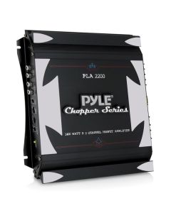 Pyle PLA2200 Chopper Series 1,400-Watt, 2-Channel Bridgeable Class AB Amp