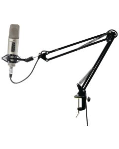 Pyle Pro PMKSH01 Universal Table Clamp Boom Shock Microphone Mount
