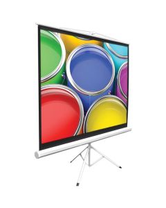 Pyle PRJTP52 Floor-Standing Portable Tripod Manual Projector Screen (50-Inch)