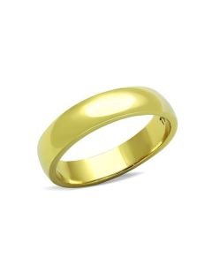 JCE1375G IP Gold(Ion Plating) Stainless Steel Ring with No Stone