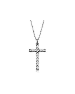 JCE1993 High polished (no plating) Stainless Steel Necklace with No Stone